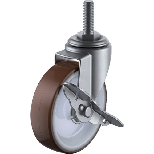 ユーエイ ねじ込み式 自在 ステンレスキャスター