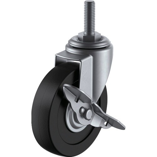 ユーエイ ねじ込み式 自在 ステンレスキャスター