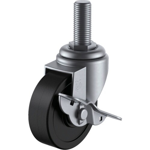 ユーエイ ねじ込み式 自在 ステンレスキャスター