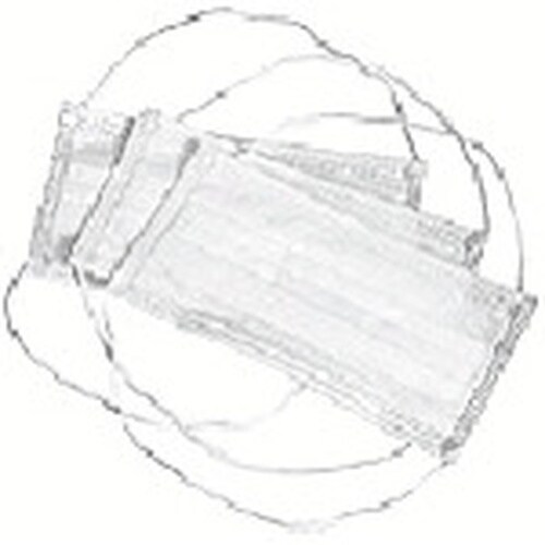 BLASTON 3層不織布マスク(オーバーヘッドタ