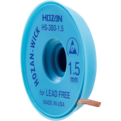 HOZAN はんだ吸取線 1.5mm×1.5m