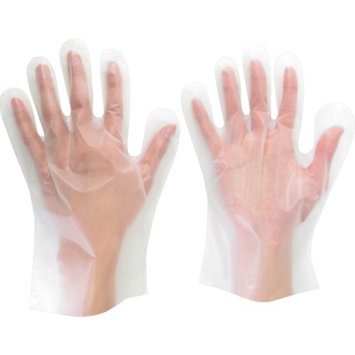 ミドリ安全 ポリエチレン製ディスポ手袋 Mサイズ