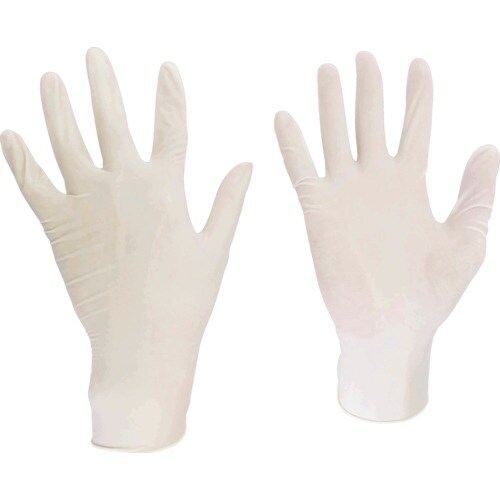 ミドリ安全 天然ゴムディスポ手袋 Sサイズ (10