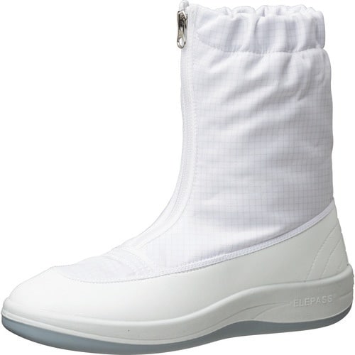 ミドリ安全 クリーン静電靴 ハーフフード ファスナ