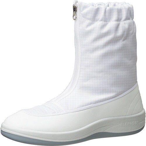 ミドリ安全 クリーン静電靴 ハーフフード ファスナ