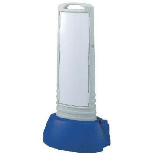 ユニット #サインキューブスリムグレー白無地両面