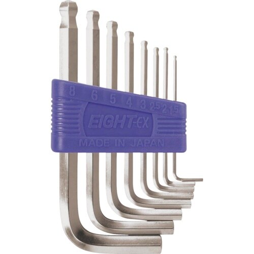 EIGHT 六角棒スパナ テーパーヘッド 標準寸法