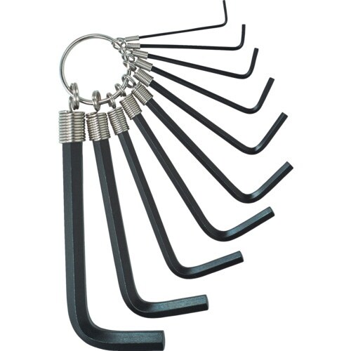 EIGHT 六角棒スパナ 標準寸法 リング付 10