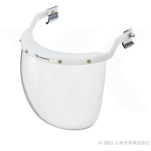 YAMAMOTO 防災面ヘルメット取付タイプ レン