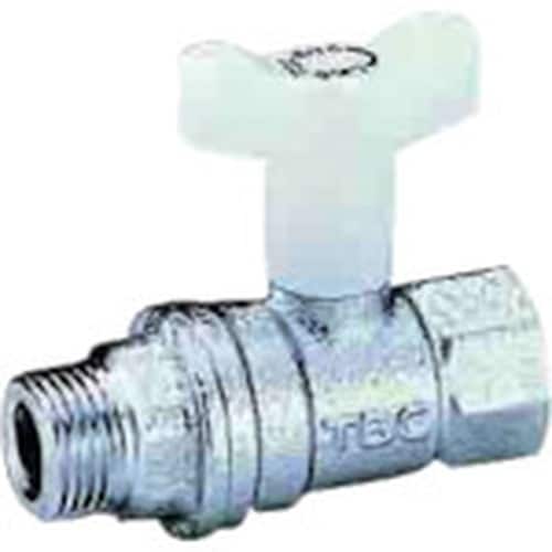 TBC メネジボール止水逆止Sメッキ