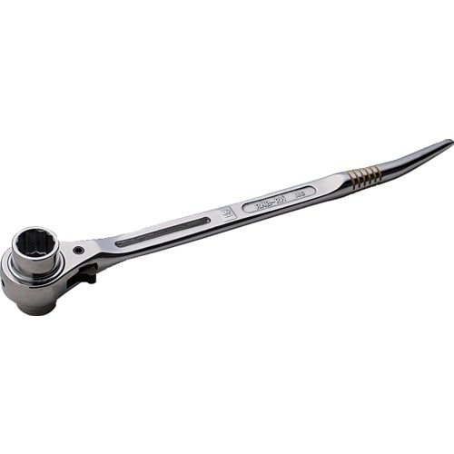 スーパー 総ミガキ 曲がりしの付・両口ラチェットレ