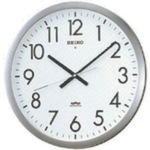 SEIKO 電波掛時計 直径421×48 金属枠