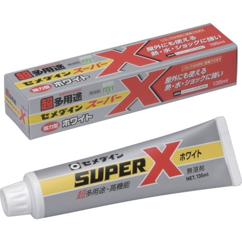 セメダイン スーパーX 135ml/箱 ホワイト