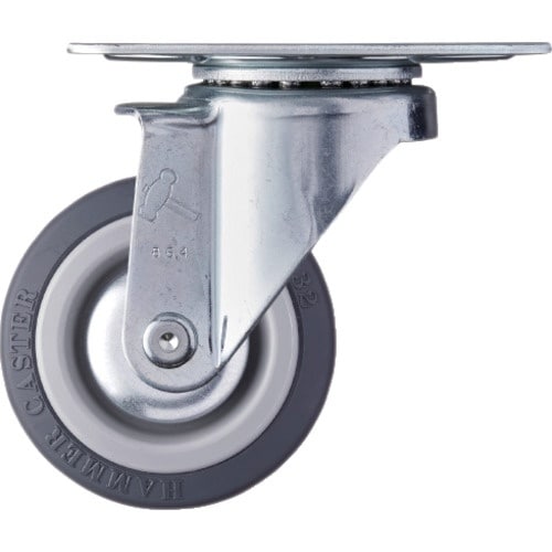 ハンマー プレート式キャスター 自在 車輪径75m