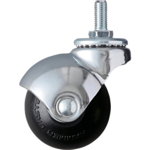 ハンマー ねじ込み式W3/8 旋回式ゴム車輪 50