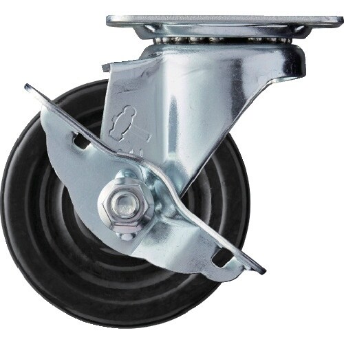 ハンマー 旋回式フェノール車輪 75mm ストッパ