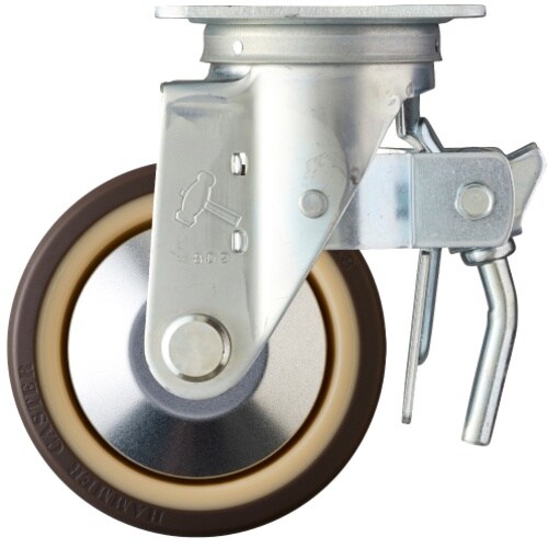 ハンマー 旋回式ウレタン車輪(ナイロンホイール・ボ