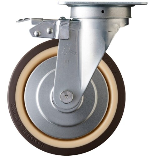 ハンマー スイッチキャスター ウレタン車輪(ラジア