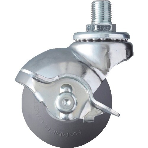 ハンマー ねじ込み式M12 旋回式ウレタン車輪 5