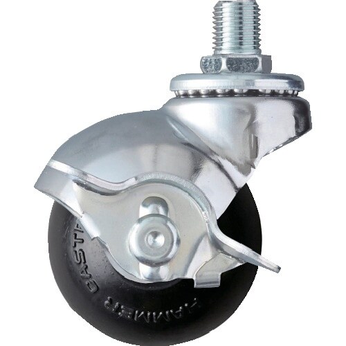 ハンマー ねじ込み式M12 旋回式ゴム車輪 50m