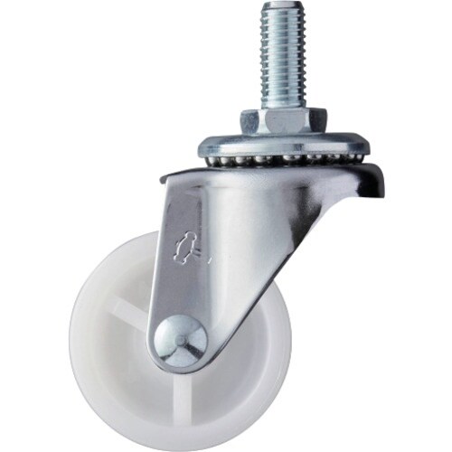 ハンマー ねじ込み旋回式ナイロン車輪 40mm W