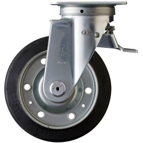 ハンマー スイッチキャスター ゴム車輪 150mm