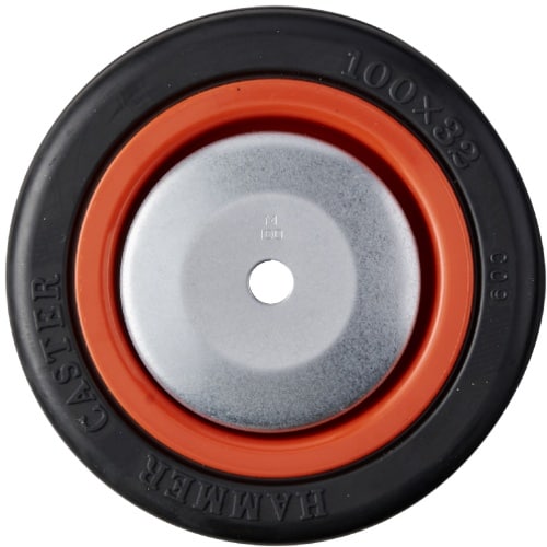 ハンマー M型ゴムボールB入り車輪 100mm