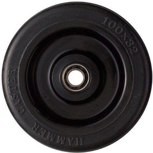 ハンマー S型SUSゴムB入り車輪 100mm