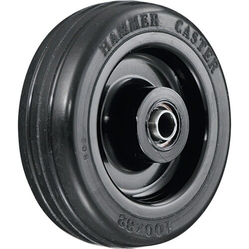 ハンマー S型SUSゴムB入り車輪 125mm
