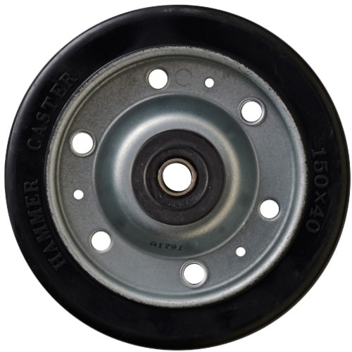 ハンマー S型幅広ゴムB入り車輪 150mm