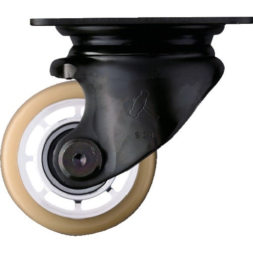 ハンマー 低床重荷重用旋回式ウレタンキャスター(ア