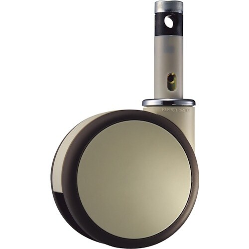 ハンマー セントラルロック付双輪旋回式ウレタン車輪