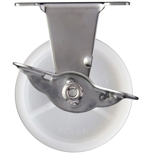 ハンマー ステンレス製プレート式キャスター 固定S
