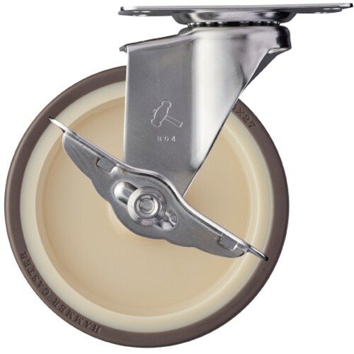 ハンマー ステンレス製プレート式キャスター 320
