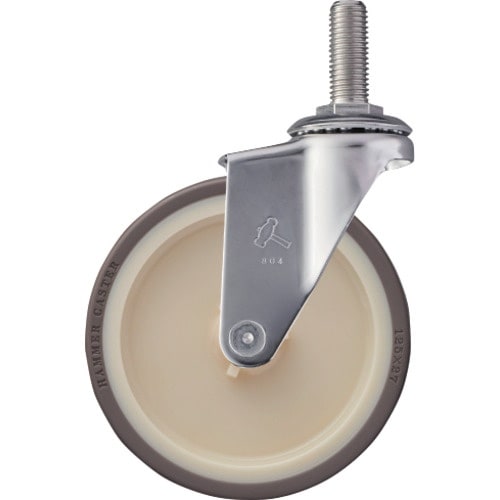 ハンマー ステンレス製ねじ込み式キャスター 320