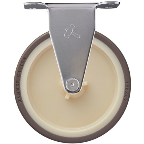 ハンマー ステンレス製プレート式キャスター 固定