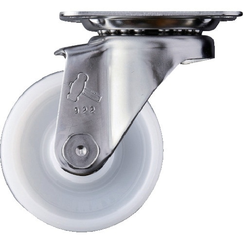 ハンマー ステンレス製プレート式キャスター 自在