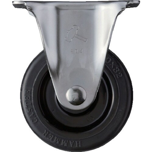 ハンマー Sシリーズオールステンレス 固定式ゴム車