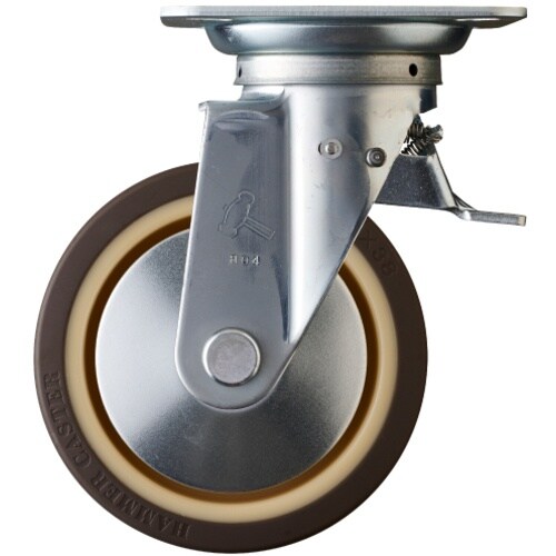 ハンマー スイッチキャスター ウレタン車輪(ラジア
