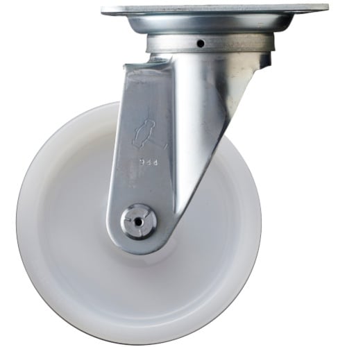 ハンマー プレート式キャスター 自在 ナイロン車輪