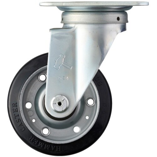 ハンマー 旋回式ゴム車輪(ローラーベアリング)12