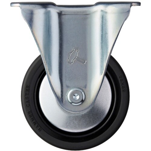 ハンマー プレート式キャスター 固定 車輪径75m