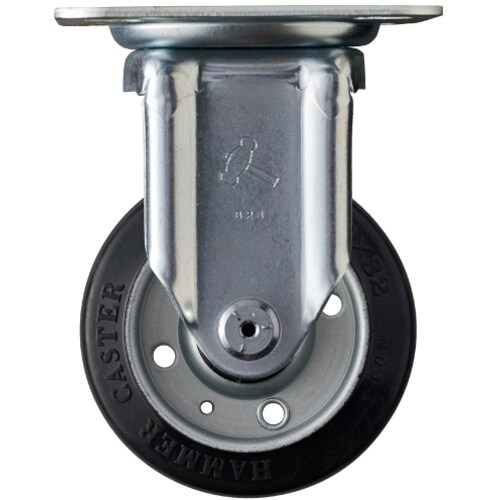 ハンマー 固定式ゴム車輪(ローラーベアリング)10