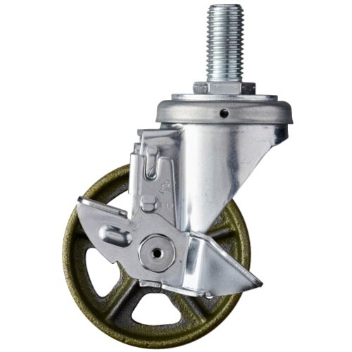 ハンマー ねじ込み式 旋回式イモノ車輪 100mm