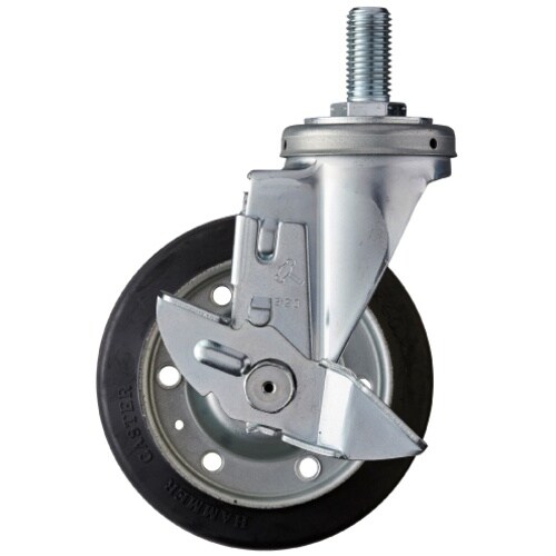 ハンマー ねじ込み式 旋回式ゴム車輪(ローラーベア