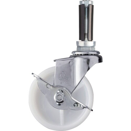 ハンマー パイプ差込み式キャスター 自在(ストッパ