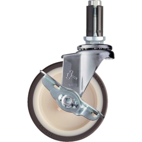 ハンマー パイプ差込み式キャスター 自在(ストッパ