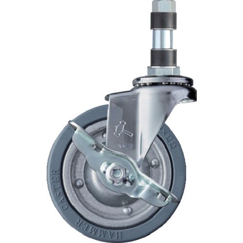 ハンマー パイプ差込み式キャスター 自在(ストッパ