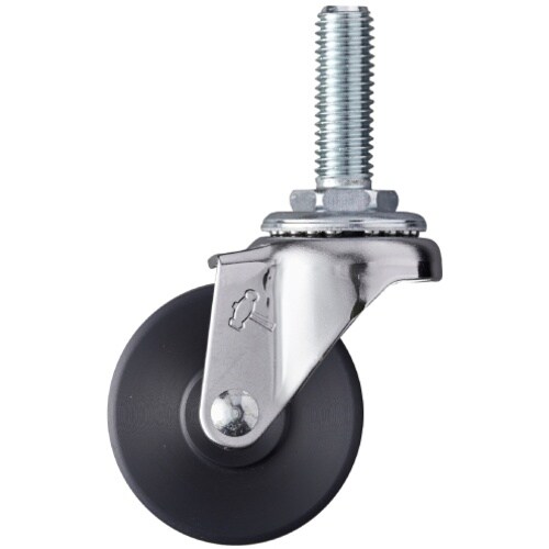 ハンマー ねじ込み旋回式MCナイロン車輪 50mm