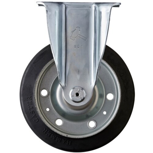 ハンマー 固定式ゴム車輪 150mm